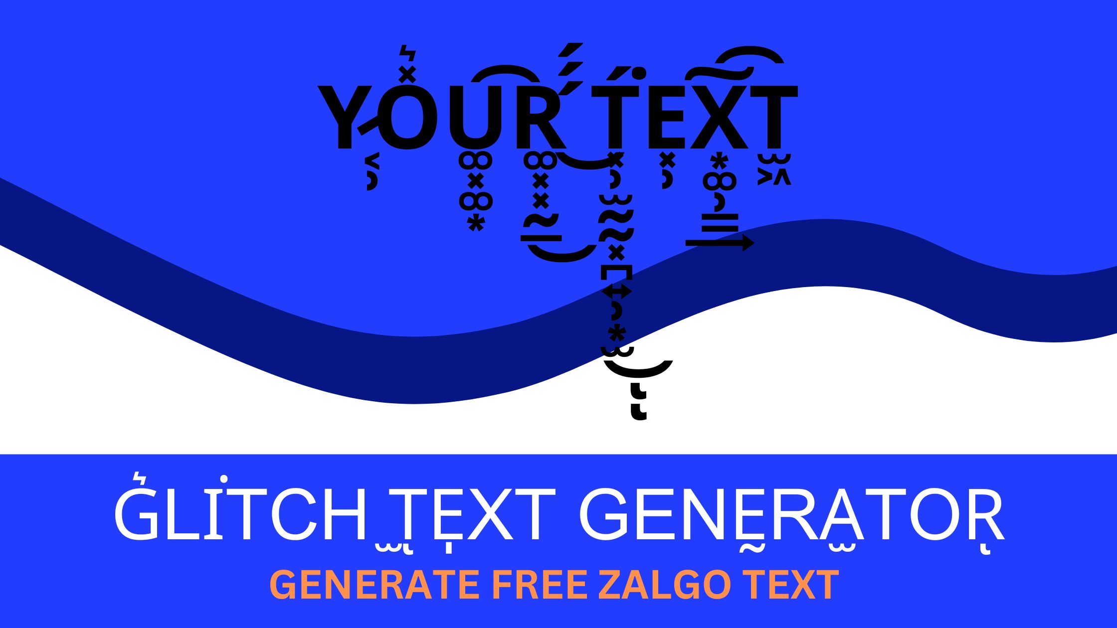 glitch text generator